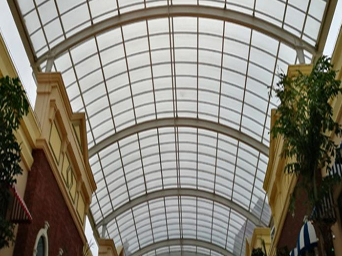 河北屋面網(wǎng)架頂棚吊裝方案