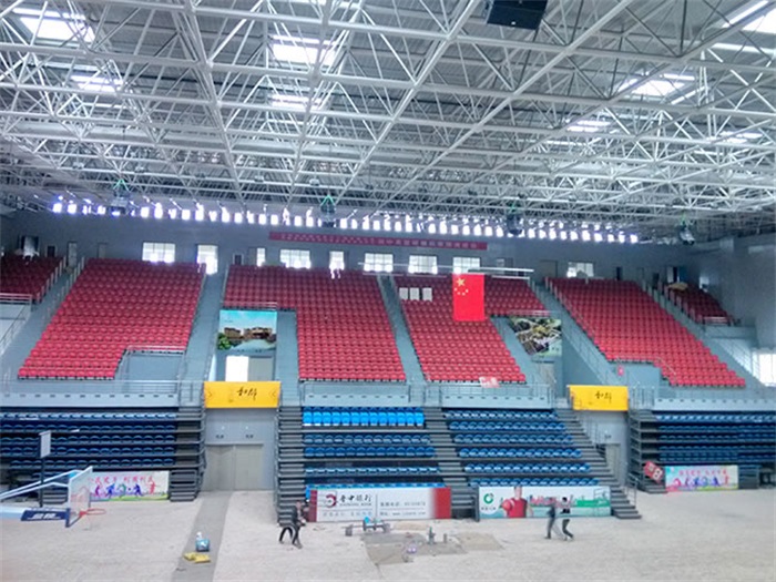 長春阜新電廠體育館網(wǎng)架加工